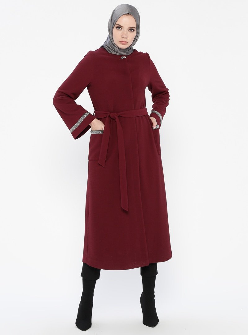 Armine Mürdüm Kolları Taş Detaylı Kap