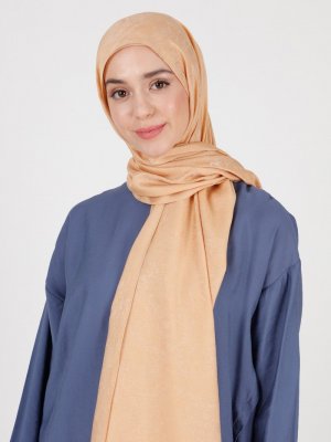 Hardal Pırlanta Simli Şal