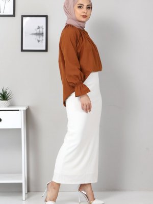 Beyaz Kalem Etek Beyaz Kalem Etek