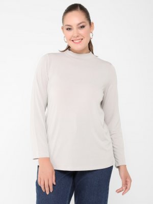 Taş Büyük Beden Düz Renk Tunik