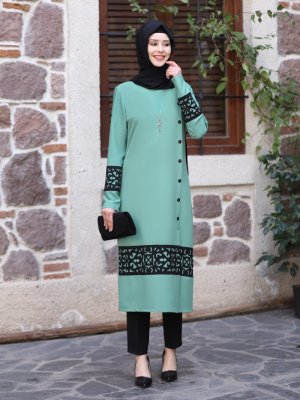 Çağla Deniz Tunik&Pantolon İkili Abiye Takım Çağla Deniz Tunik&Pantolon İkili Abiye Takım