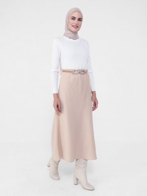 Camel Fitilli Kadife Etek Camel Fitilli Kadife Etek
