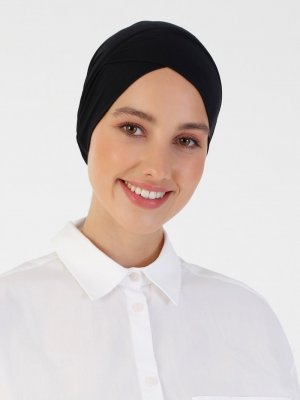 Siyah Nefes Alan Kumaş Pratik Çapraz Boru Bone