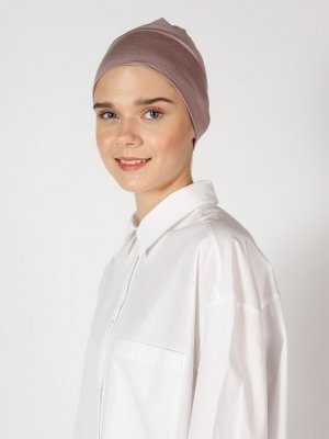 Duman Gülü Dikişsiz Bone