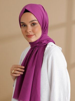 Mürdüm Organik Pamuk Şal