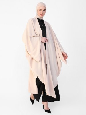 Açık Bej Aerobin Salaş Kesim Ferace