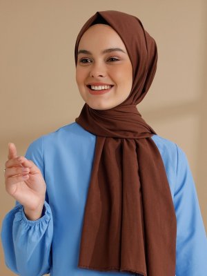 Kahve Organik Pamuk Şal Kahve Organik Pamuk Şal