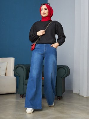 Koyu Mavi Denim Kot Pantolon