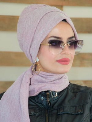 Pudra Hazır Atkılı Bone