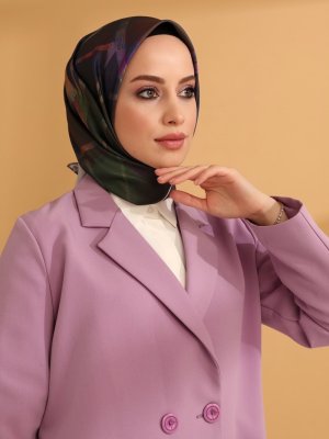 Renkli Merida Twill Eşarp Renkli Merida Twill Eşarp