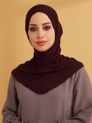 Mürdüm Pratik Jersey Hazır Türban