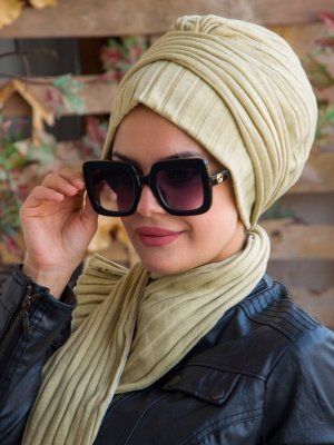 Yeşil Atkılı Bone