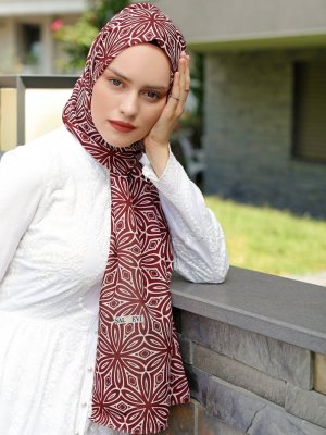 Bordo Şal Evi Hatmi Bordo Şal Evi Hatmi