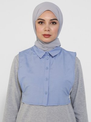 Mavi Pamuk Kumaşlı Tunik Mavi Pamuk Kumaşlı Tunik