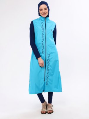 Turkuaz Tam Kapalı Mayo Turkuaz Tam Kapalı Mayo