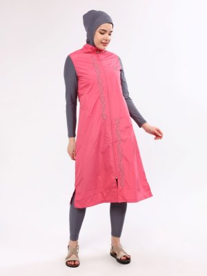 Gül Kurusu Tam Kapalı Mayo Gül Kurusu Tam Kapalı Mayo