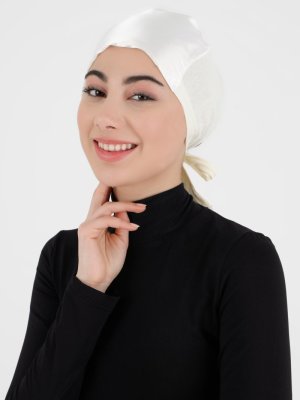 Beyaz Saten Bone Kırık Beyaz Saten Bone Kırık