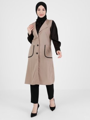 Vizon Düğmeli Yelek