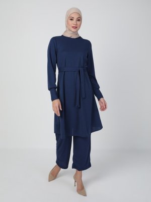 İndigo Tunik & Pantolon İkili Takım İndigo Tunik & Pantolon İkili Takım