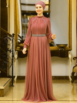 Soğan Kabuğu Efsane Abiye Elbise