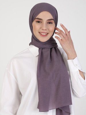 Koyu Lila Balse Mio Şal