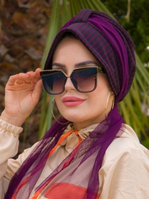 Çok Renkli Desenli Şapka