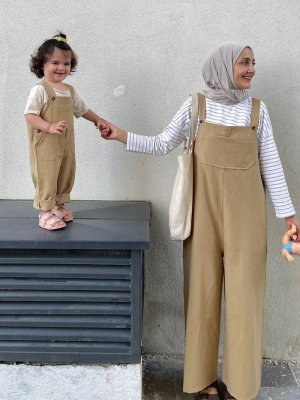 Karamel Keten Salopet Tulum Karamel Keten Salopet Tulum