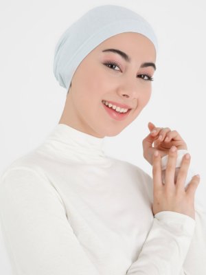 Likralı Geçme Bone Bebe Mavi Likralı Geçme Bone Bebe Mavi