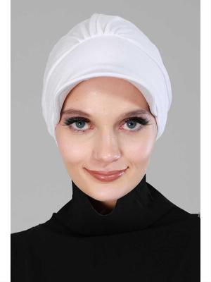 Şapkalı Penye Bone,beyaz,b Şapkalı Penye Bone,beyaz,b