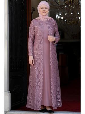 Pudra Papatya Abiye Elbise