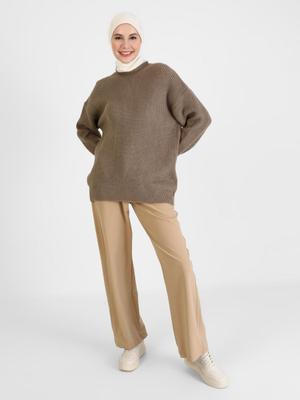 Vizon Bisiklet Yaka Triko Kazak