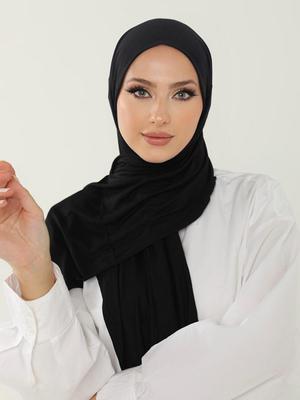 Siyah Luxury Penye Şal Siyah Luxury Penye Şal
