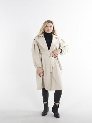 Taş Klasik Yaka Astarsız Trençkot