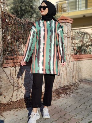 Siyah Dalga Scuba Tunik Siyah Dalga Scuba Tunik