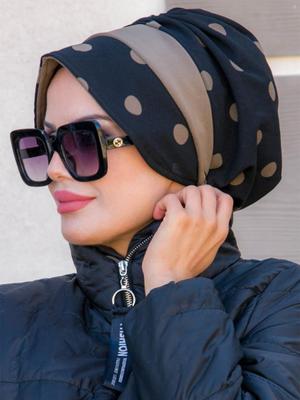 Hazır Türban Siyah Vizon