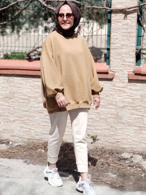 Deve Tüyü Soul Sude Kabatrmalı Tunik