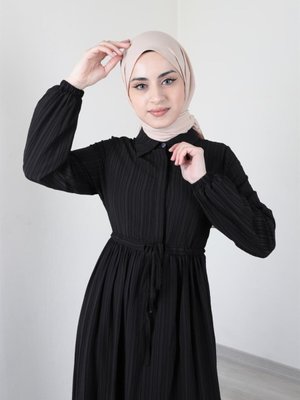 Asya Bürümcük Siyah Elbise Asya Bürümcük Siyah Elbise