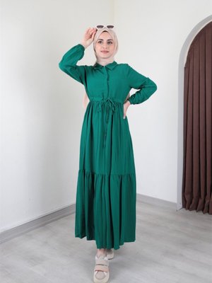 Asya Bürümcük Zümrüt Elbise Asya Bürümcük Zümrüt Elbise