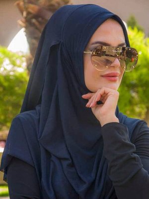 Lacivert Double Şal