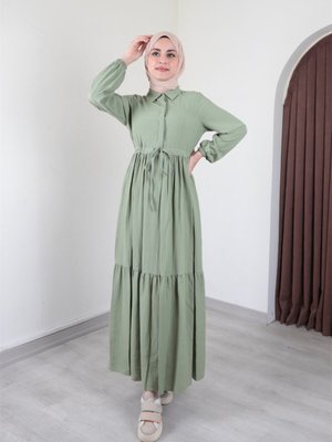 Asya Bürümcük Mint Elbise Asya Bürümcük Mint Elbise