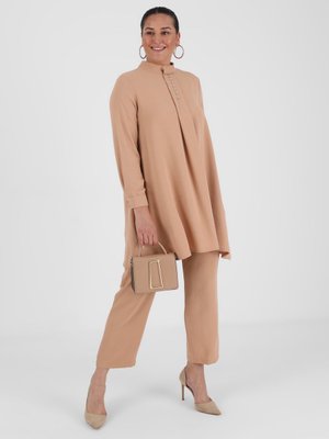 Taba Büyük Beden Tunik & Pantolon İkili Takım