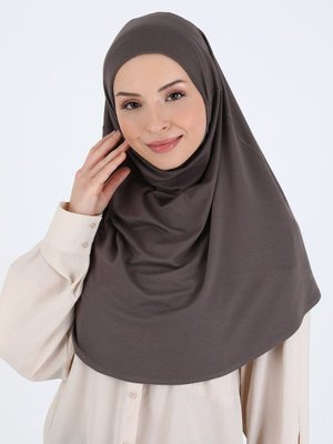 Koyu Vizon Seher Yeli Hazır Türban