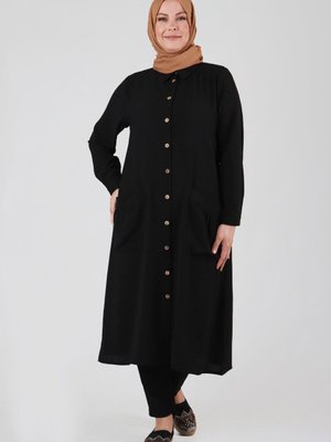 Siyah Büyük Beden Kap