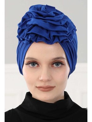 Güllü Penye Bone,saks Mavi,b Güllü Penye Bone,saks Mavi,b