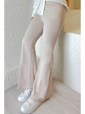 Taş İspanyol Paça Scuba Pantolon Taş İspanyol Paça Scuba Pantolon