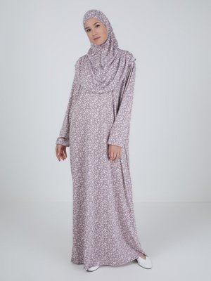 Pudra Kendinde Şal & Elbise İkili Takım Pudra Kendinde Şal & Elbise İkili Takım