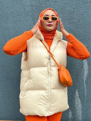 Bej Adonis Şişme Yelek