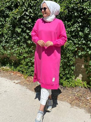 Fuşya Soul Uzun Sweat