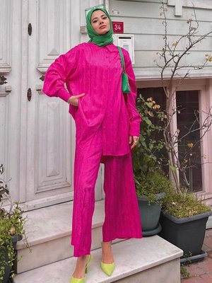 Fuşya Alive Jakarlı Takım Fuşya Alive Jakarlı Takım