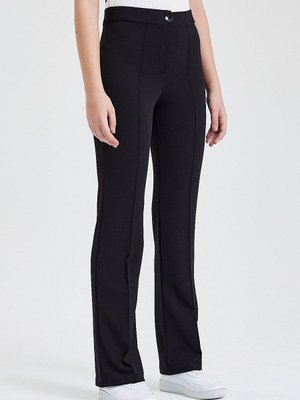 Siyah Palazzo Yüksek Bel Pantolon